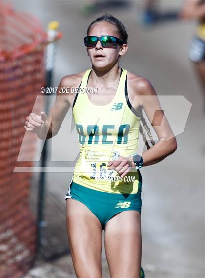 Thumbnail 2 in CIF State Cross Country Championships (Girls D3 Race) photogallery.