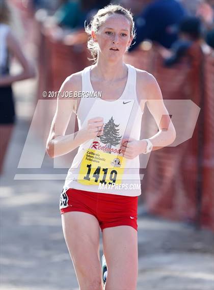 Thumbnail 1 in CIF State Cross Country Championships (Girls D3 Race) photogallery.