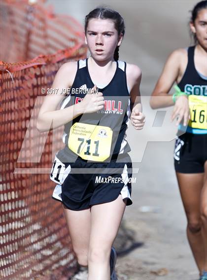 Thumbnail 2 in CIF State Cross Country Championships (Girls D3 Race) photogallery.