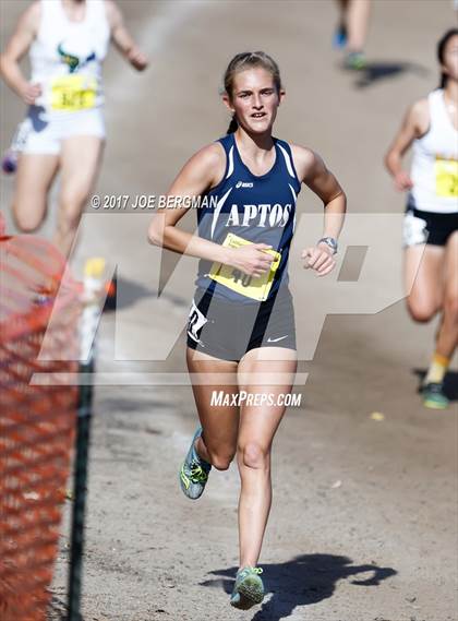 Thumbnail 2 in CIF State Cross Country Championships (Girls D3 Race) photogallery.