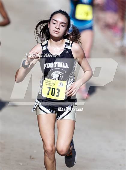 Thumbnail 2 in CIF State Cross Country Championships (Girls D3 Race) photogallery.