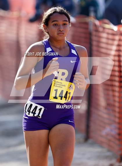 Thumbnail 1 in CIF State Cross Country Championships (Girls D3 Race) photogallery.