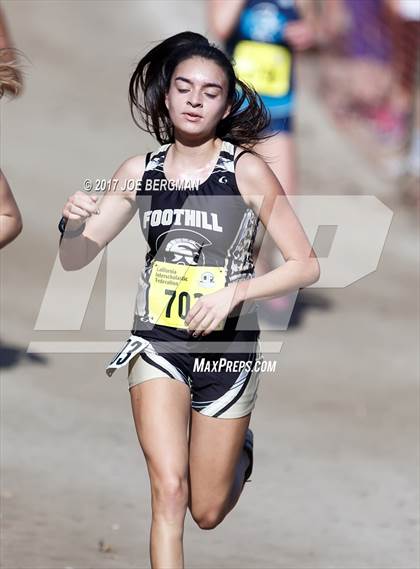 Thumbnail 1 in CIF State Cross Country Championships (Girls D3 Race) photogallery.