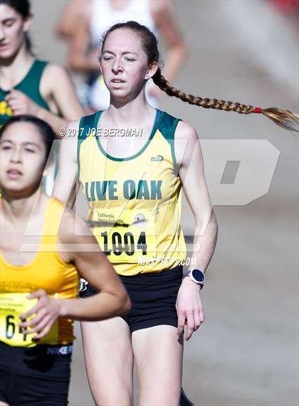 Thumbnail 2 in CIF State Cross Country Championships (Girls D3 Race) photogallery.