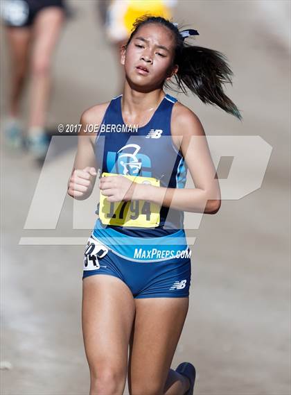 Thumbnail 2 in CIF State Cross Country Championships (Girls D3 Race) photogallery.