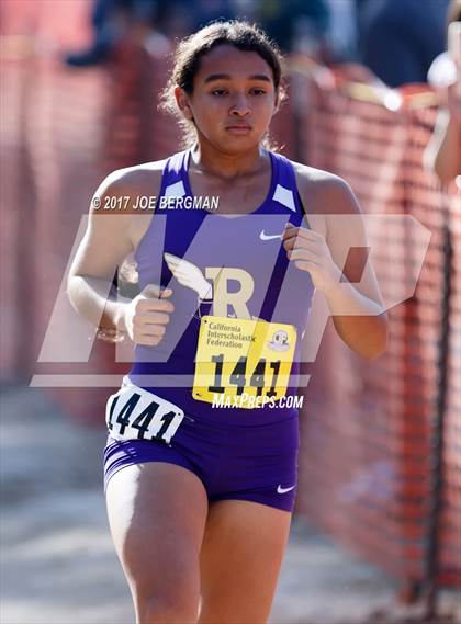 Thumbnail 2 in CIF State Cross Country Championships (Girls D3 Race) photogallery.