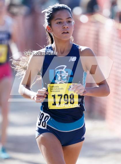 Thumbnail 2 in CIF State Cross Country Championships (Girls D3 Race) photogallery.