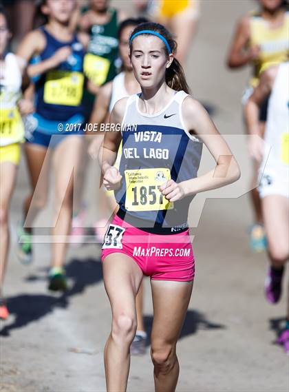 Thumbnail 1 in CIF State Cross Country Championships (Girls D3 Race) photogallery.