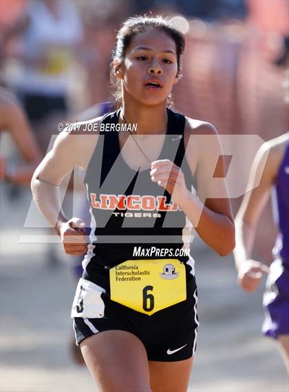 Thumbnail 2 in CIF State Cross Country Championships (Girls D3 Race) photogallery.