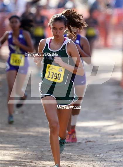 Thumbnail 1 in CIF State Cross Country Championships (Girls D3 Race) photogallery.