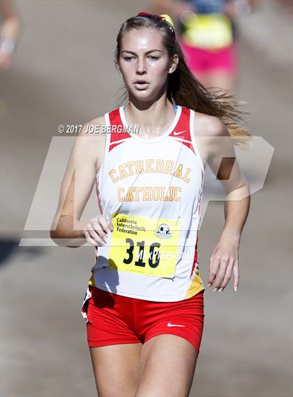 Thumbnail 1 in CIF State Cross Country Championships (Girls D3 Race) photogallery.