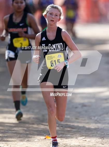 Thumbnail 1 in CIF State Cross Country Championships (Girls D3 Race) photogallery.