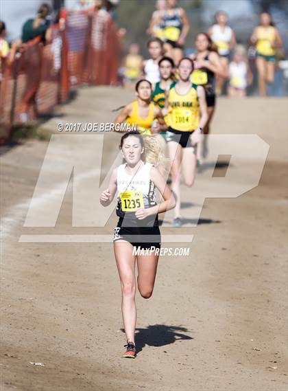 Thumbnail 2 in CIF State Cross Country Championships (Girls D3 Race) photogallery.