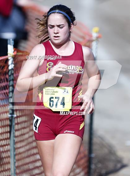 Thumbnail 1 in CIF State Cross Country Championships (Girls D3 Race) photogallery.