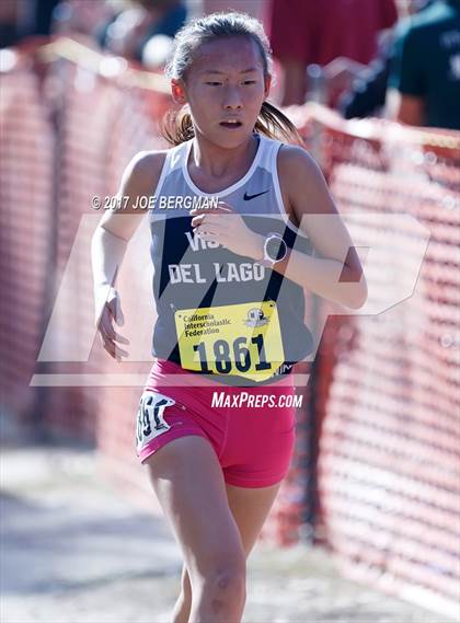 Thumbnail 3 in CIF State Cross Country Championships (Girls D3 Race) photogallery.