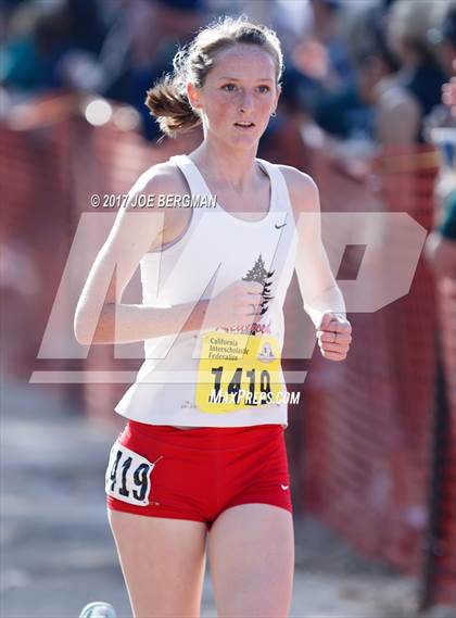 Thumbnail 2 in CIF State Cross Country Championships (Girls D3 Race) photogallery.