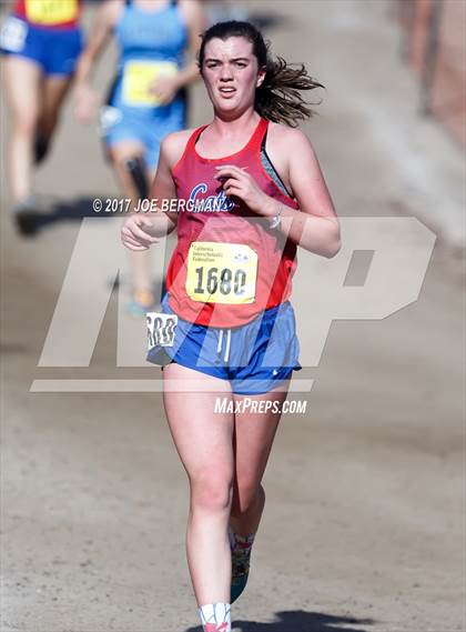 Thumbnail 1 in CIF State Cross Country Championships (Girls D3 Race) photogallery.