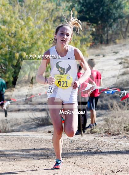 Thumbnail 1 in CIF State Cross Country Championships (Girls D3 Race) photogallery.