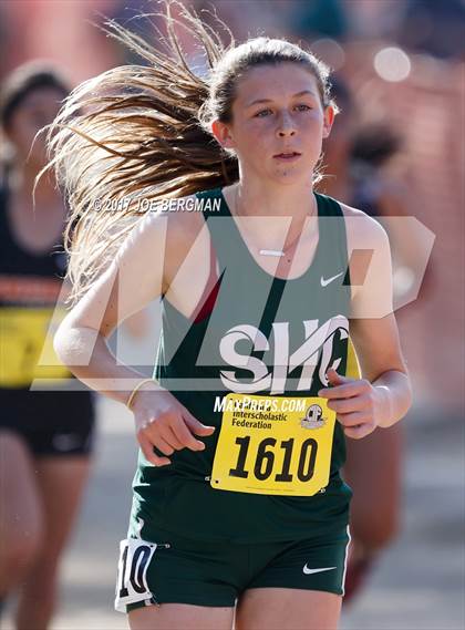 Thumbnail 2 in CIF State Cross Country Championships (Girls D3 Race) photogallery.