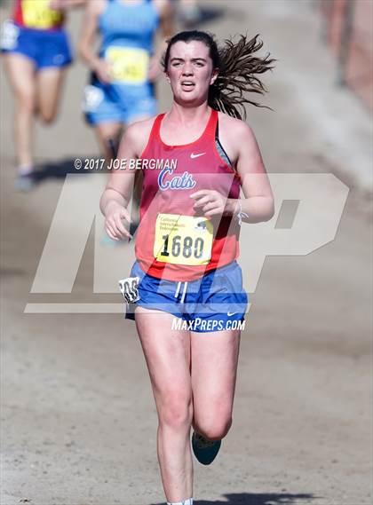 Thumbnail 2 in CIF State Cross Country Championships (Girls D3 Race) photogallery.