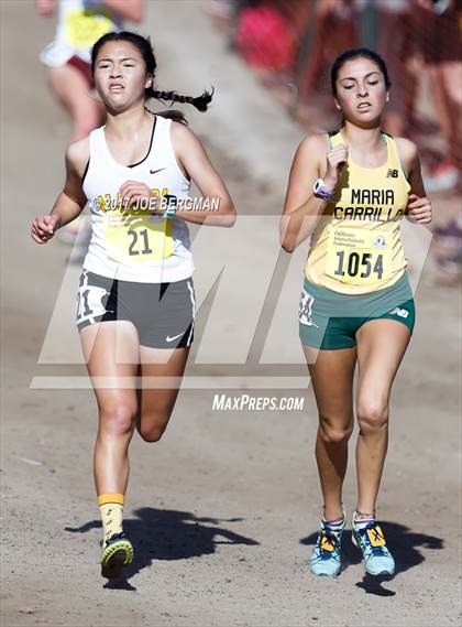 Thumbnail 1 in CIF State Cross Country Championships (Girls D3 Race) photogallery.