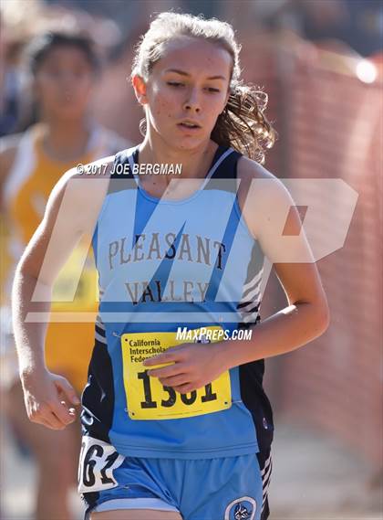 Thumbnail 2 in CIF State Cross Country Championships (Girls D3 Race) photogallery.