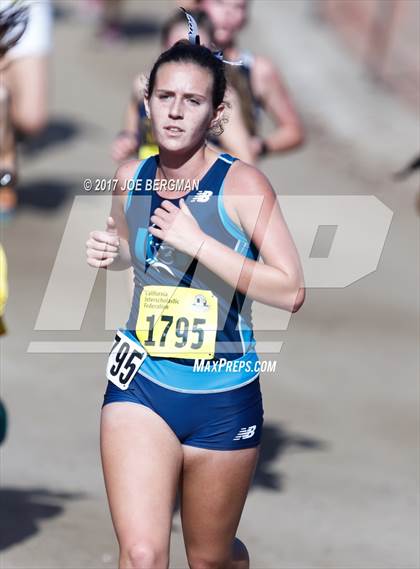 Thumbnail 2 in CIF State Cross Country Championships (Girls D3 Race) photogallery.