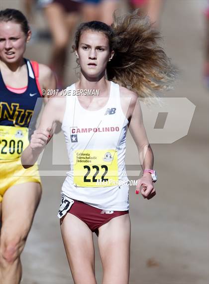 Thumbnail 2 in CIF State Cross Country Championships (Girls D3 Race) photogallery.