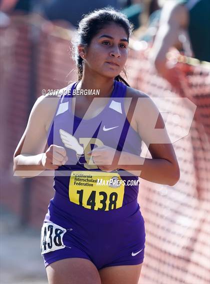 Thumbnail 1 in CIF State Cross Country Championships (Girls D3 Race) photogallery.