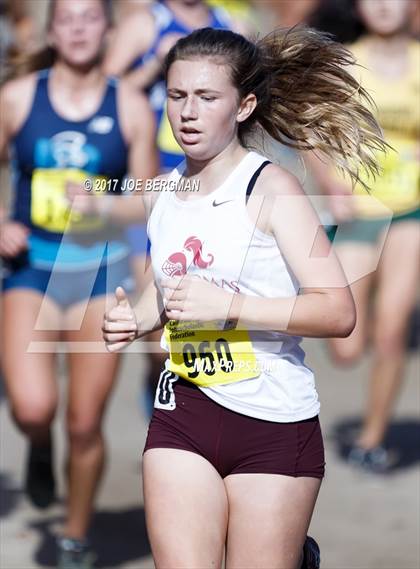 Thumbnail 1 in CIF State Cross Country Championships (Girls D3 Race) photogallery.