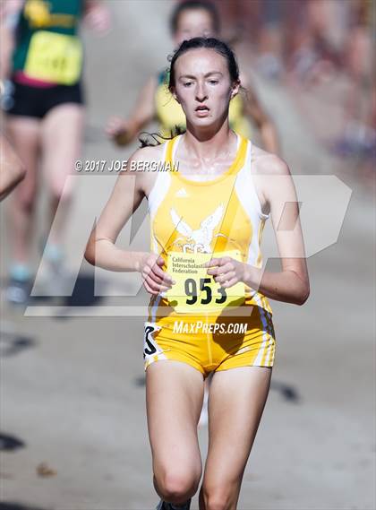 Thumbnail 1 in CIF State Cross Country Championships (Girls D3 Race) photogallery.