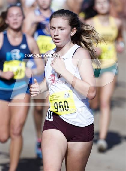 Thumbnail 3 in CIF State Cross Country Championships (Girls D3 Race) photogallery.