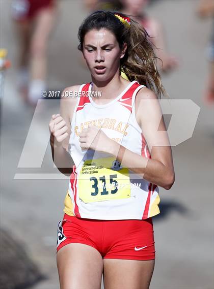 Thumbnail 2 in CIF State Cross Country Championships (Girls D3 Race) photogallery.