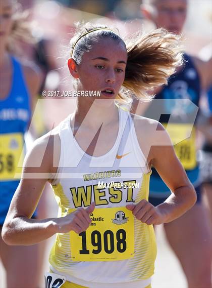 Thumbnail 2 in CIF State Cross Country Championships (Girls D3 Race) photogallery.