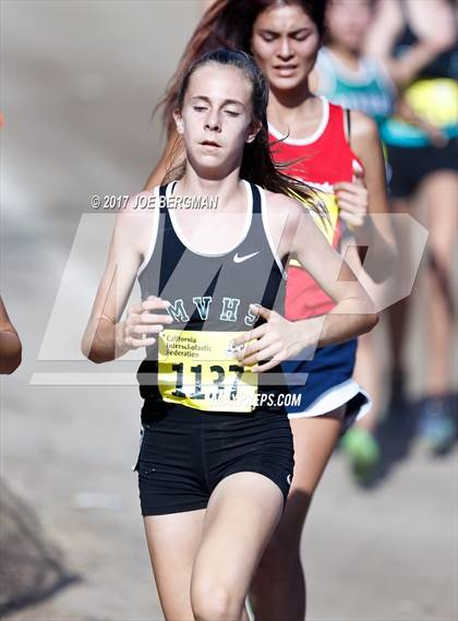 Thumbnail 2 in CIF State Cross Country Championships (Girls D3 Race) photogallery.