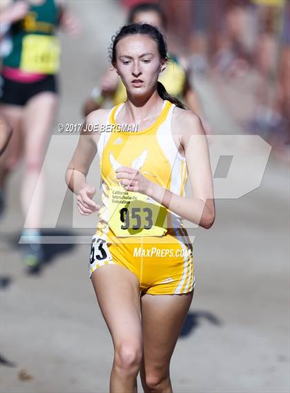 Thumbnail 2 in CIF State Cross Country Championships (Girls D3 Race) photogallery.