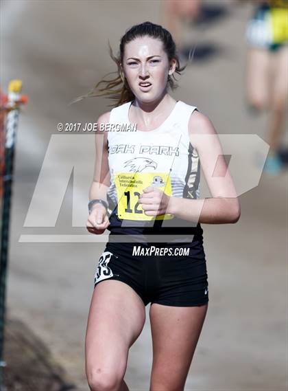 Thumbnail 2 in CIF State Cross Country Championships (Girls D3 Race) photogallery.