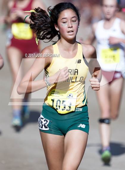 Thumbnail 2 in CIF State Cross Country Championships (Girls D3 Race) photogallery.