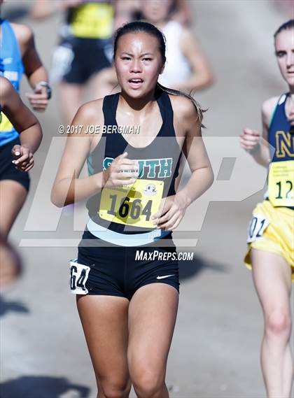 Thumbnail 1 in CIF State Cross Country Championships (Girls D3 Race) photogallery.