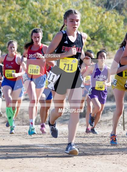 Thumbnail 1 in CIF State Cross Country Championships (Girls D3 Race) photogallery.