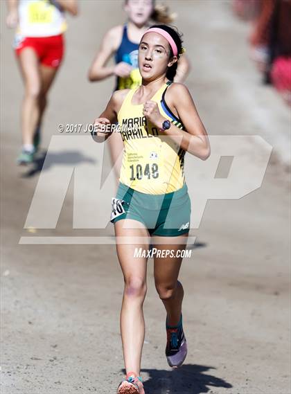 Thumbnail 2 in CIF State Cross Country Championships (Girls D3 Race) photogallery.