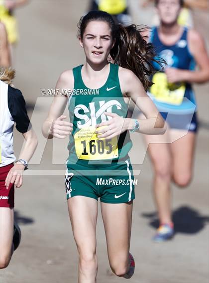 Thumbnail 1 in CIF State Cross Country Championships (Girls D3 Race) photogallery.