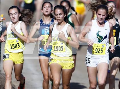 Thumbnail 2 in CIF State Cross Country Championships (Girls D3 Race) photogallery.