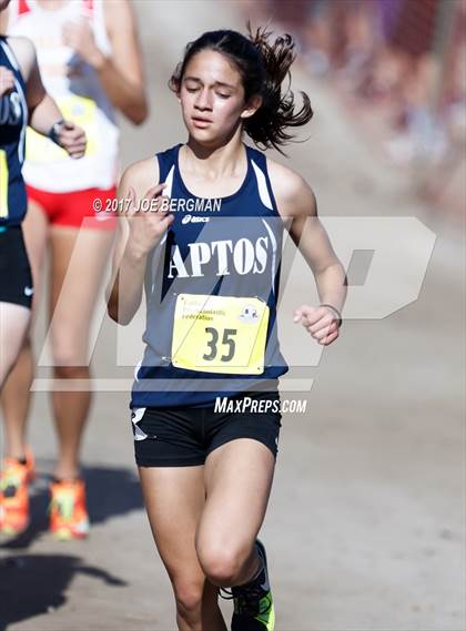 Thumbnail 2 in CIF State Cross Country Championships (Girls D3 Race) photogallery.