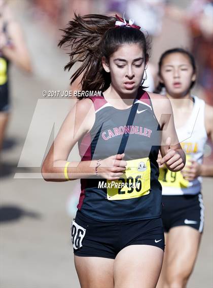 Thumbnail 1 in CIF State Cross Country Championships (Girls D3 Race) photogallery.