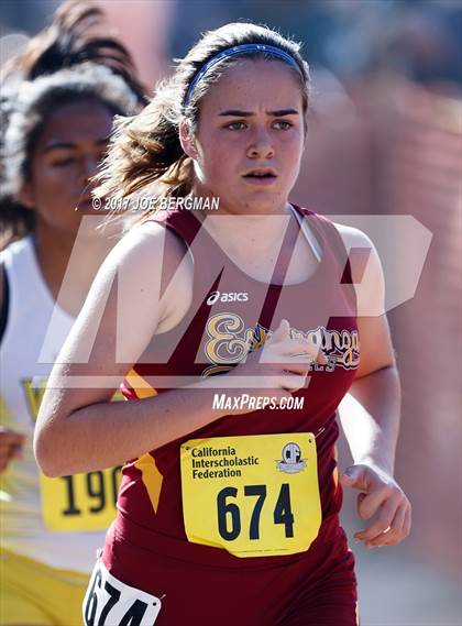 Thumbnail 2 in CIF State Cross Country Championships (Girls D3 Race) photogallery.