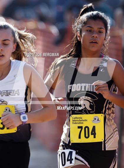 Thumbnail 2 in CIF State Cross Country Championships (Girls D3 Race) photogallery.