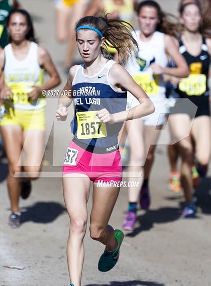 Thumbnail 1 in CIF State Cross Country Championships (Girls D3 Race) photogallery.