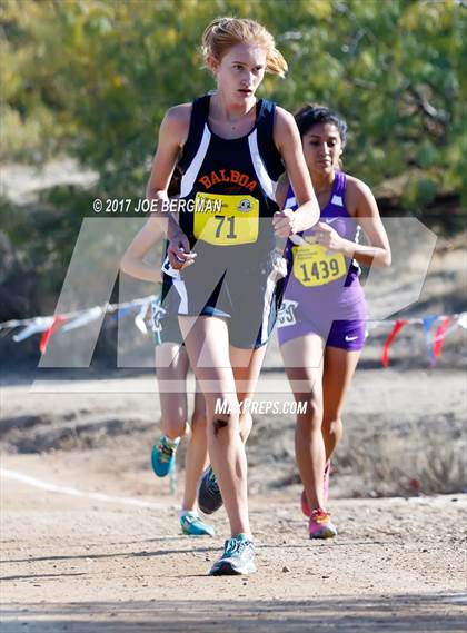 Thumbnail 2 in CIF State Cross Country Championships (Girls D3 Race) photogallery.