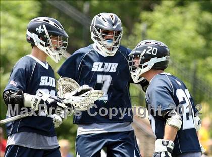 Thumbnail 2 in St. Louis University vs. MICDS (MSLA Division I Championship) photogallery.